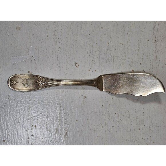 Vintage T.S. Spear Silver Plate Butter Cheese Knife - Picture 2 of 8